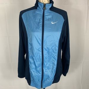 Women’s blue nike basketball jacket size small